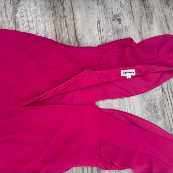 Superdown Fuchsia Ruffle Mini Dress - Picture 3 of 4